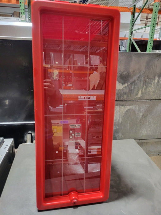 Cato Chief Plastic Fire Extinguisher Cabinet, Fits 10 Lbs. Extinguisher, Red-cityfoodequipment.com
