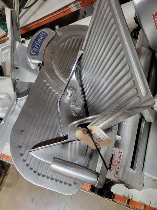Globe Chefmate GC512 12" Manual Gravity Feed Ellectric Meat Deli Slicer - 1/3 hp-cityfoodequipment.com