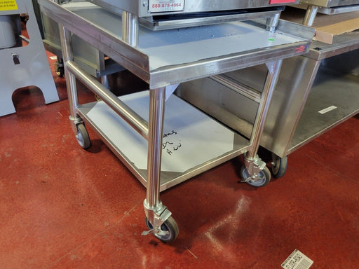 30"x24" Equipment Stand - ALL S/S With Casters-cityfoodequipment.com
