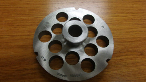 Hubert #52 7/8" Chrome Plated Stainless Steel Grinder Plates-cityfoodequipment.com
