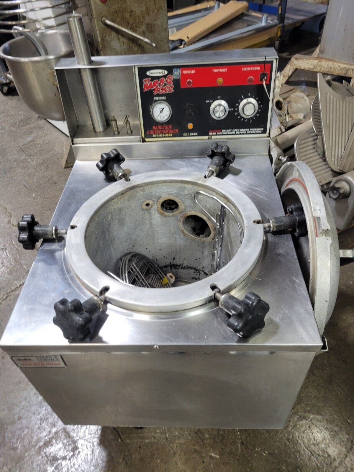 Used Smokaroma BarBQBoss Commercial Pressure Smoker, 220V, 1 Phase