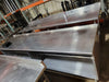 Used 120" x 30" Stainless Steel Work Table with closed undershelves-cityfoodequipment.com