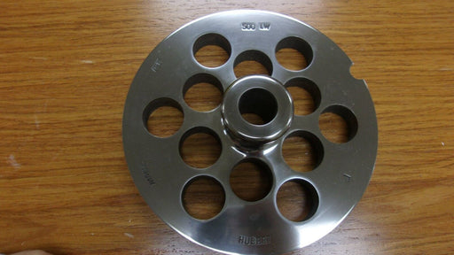Hubert #56 1" Chrome Plated Stainless Steel Grinder Plates-cityfoodequipment.com