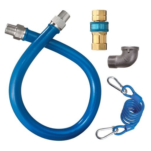 DORMONT 1650BPQR48 Gas Connector Kit,1/2" ID x 4 ft. L-cityfoodequipment.com
