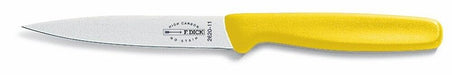 F. Dick (8262011-02) 4" Paring Knife, Yellow Handle-cityfoodequipment.com