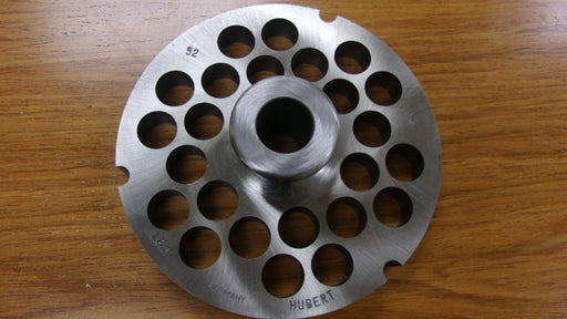 Hubert #52 5/8" Chrome Plated Stainless Steel Grinder Plates-cityfoodequipment.com