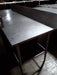 Used 93" x 30" Stainless Steel Work Table w/ Galvinized Undershelf & Backsplash-cityfoodequipment.com