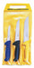 F. Dick (8257000) Set of 3 Ergogrip Butcher Knives, 3 colors in pouch-cityfoodequipment.com