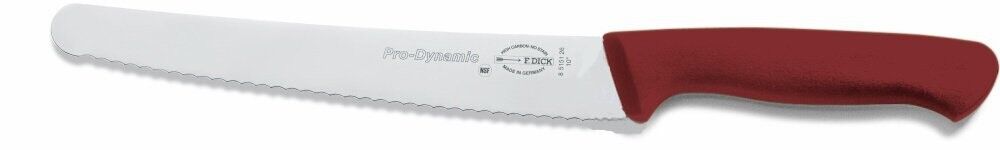 F. Dick (8515126-15) 10" Utility Knife, Serrated Edge, Brown - Pro Dynamic-cityfoodequipment.com