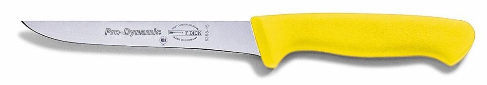 F. Dick (8536815-02) 6" Boning Knife, Stiff, Yellow Handle - Pro Dynamic-cityfoodequipment.com