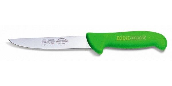 F. Dick (8225913-14) 5" Boning Knife, Green Handle-cityfoodequipment.com