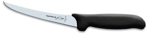 F. Dick (8219113-61) 5" Boning Knife, Curved, Stiff, Soft Black Handle-cityfoodequipment.com