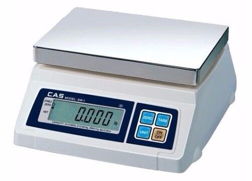 CAS SW-1-10 Portable Digital Scale 10 lb x 0.002 lb Legal for Trade-cityfoodequipment.com