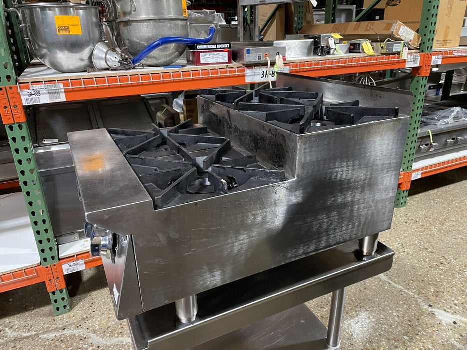 Used Star 804HA-SU Ultra-Max 4 Burner Commercial Step-Up Hot Plate-cityfoodequipment.com