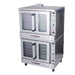 Southbend SLGS/22SC Half Glass/Half Solid Door Double Convection Oven - Nat Gas-cityfoodequipment.com