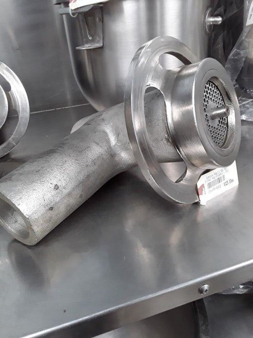 Complete Rebuilt #22 Meat Grinder Head Assembly-Incl Headstock, Knife-Plate-Ring-cityfoodequipment.com
