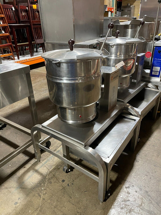 Used Groen TDB/7-20 Commercial 20 QT Steam Jacketed Kettle, 480V, 3 Phase-cityfoodequipment.com