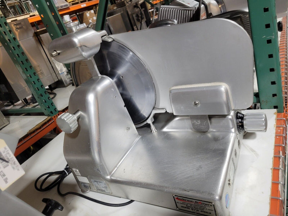Used Sirman Mantegna 350 Vertical Commercial Meat Slicer-cityfoodequipment.com