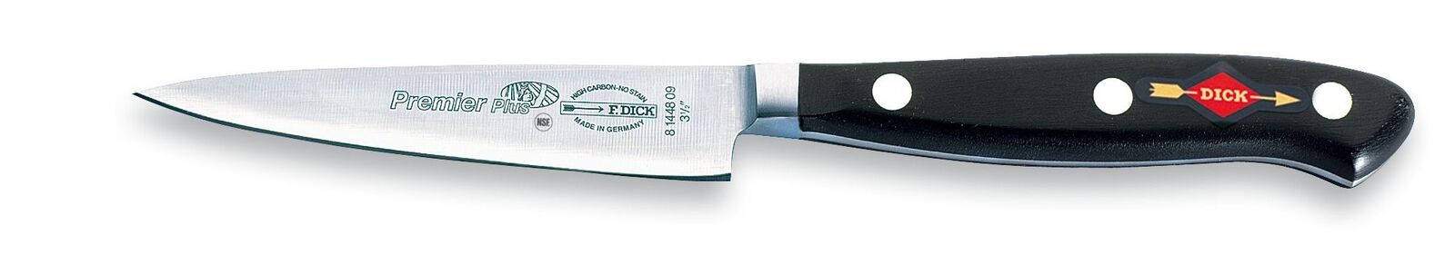 F. Dick (8144809) 3 1/2" Paring Knife, EURASIA Series, Forged-cityfoodequipment.com