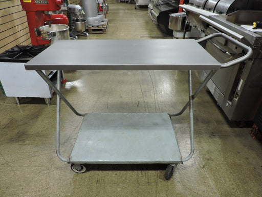 Commercial Metal Cart with Undershelf-cityfoodequipment.com