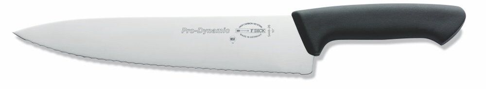 F. Dick (8544826) 10" Chef's Knife, Serrated Edge - Pro Dynamic-cityfoodequipment.com