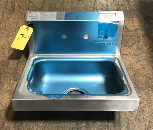 17" Advance Tabco Wall Mounted Hand Sink-cityfoodequipment.com