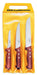 F. Dick (8155300) Set of 3 Wood Handle Butcher Knives in pouch-cityfoodequipment.com