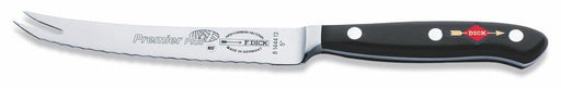 F. Dick (8144413) 5" Tomato / Utility Knife, Serrated Edge, Forged-cityfoodequipment.com