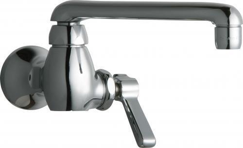 Chicago Faucet 332-ABCP - 515 Series 1 hole wall-mounted pot and kettle filler-cityfoodequipment.com