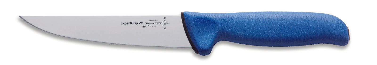 F. Dick (8210615-66) 6" Sticking Knife, Soft Blue Handle-cityfoodequipment.com