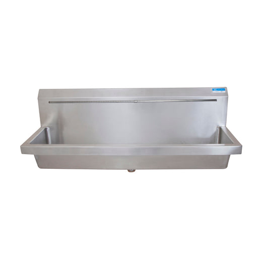 S/S 48" Urinal with Wall Mount Design, Brackets Included-cityfoodequipment.com