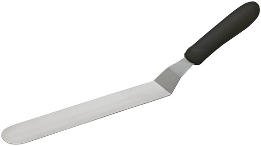 Spatula w/Offset, Black PP Hdl, 8-1/2" x 1-1/2" Blade (12 Each)-cityfoodequipment.com