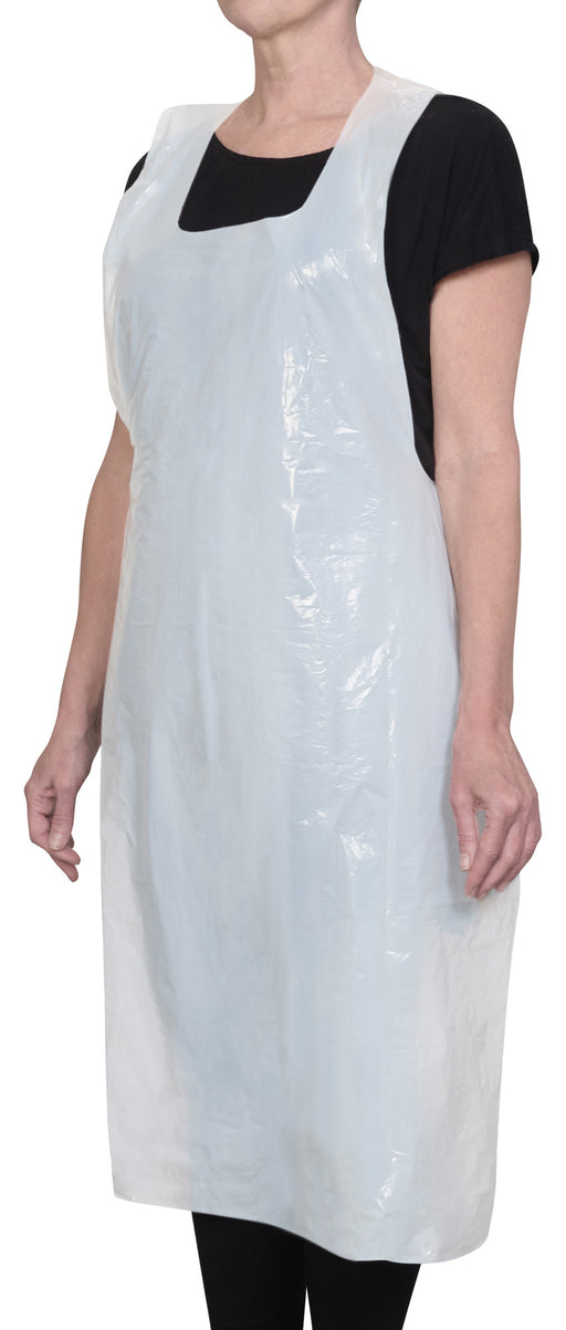 Disposable Plastic Apron, 28" x46", 100pcs/box (12 Box)-cityfoodequipment.com