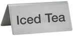 Tent Sign, "Iced Tea", S/S (12 Each)-cityfoodequipment.com