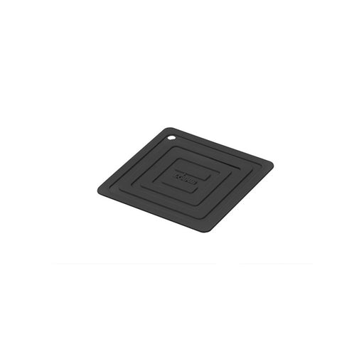 Lodge AS6S11 6 Inch Square Silicone Black Pot Holder (QTY-12)-cityfoodequipment.com