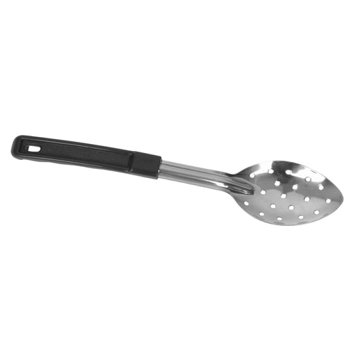 Thunder Group SLPBA213 13" Perforated Basting Spoon w/ Black Bakelite Handle, Stainless - 12, (each)-cityfoodequipment.com