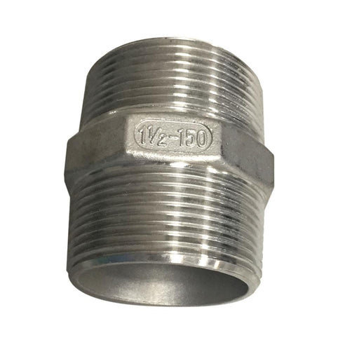 Lever Drain Coupling, 1 1/2" Male To Male, S/S-cityfoodequipment.com