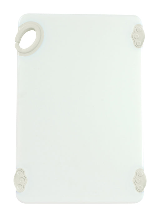 Cutting Board with Hook,12"x18"x1/2",White (6 Each)-cityfoodequipment.com