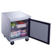 Compass PLG-1A-SC207 Single Door Undercounter Refrigerator in Stainless Steel-cityfoodequipment.com