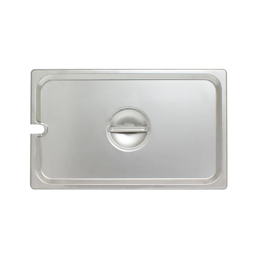 Thunder Group STPA5000CS Full Size Steam Pan Cover - Notched, Stainless - 12, (each)-cityfoodequipment.com
