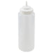 32oz Squeeze Bottles, Wide Mouth, Clear, 6pcs/pk (6 Pack)-cityfoodequipment.com