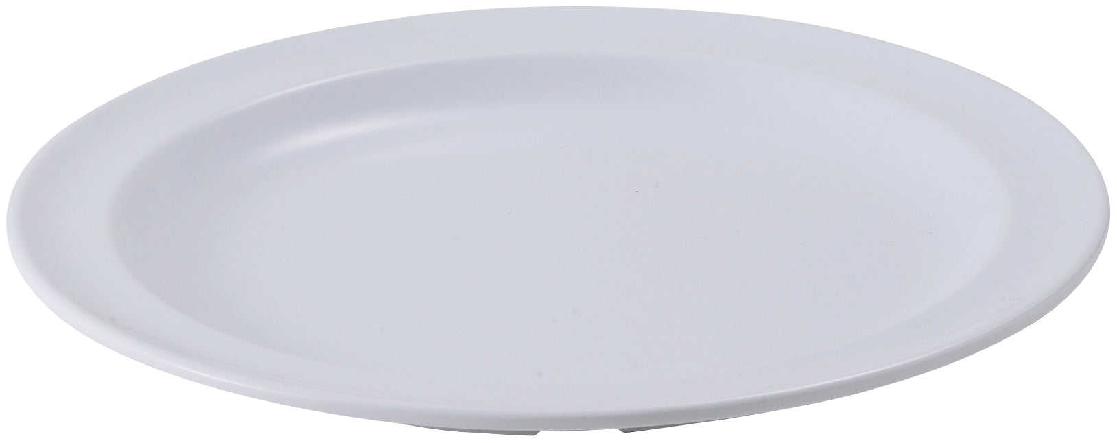 7-7/8" Melamine Round Plates, White (4 Dozen)-cityfoodequipment.com