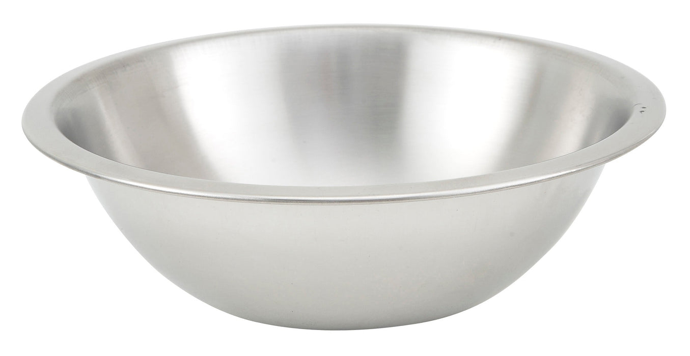 3qt Mixing Bowl, Shallow, Heavy-duty S/S,0.65mm (12 Each)-cityfoodequipment.com