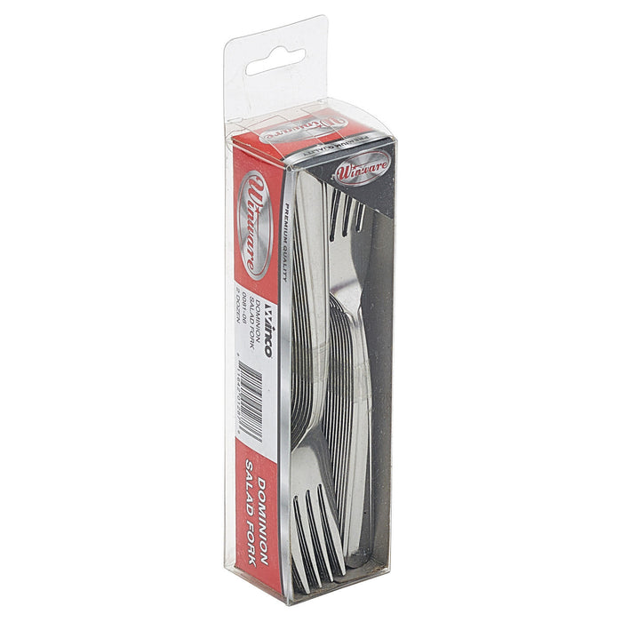 Dominion Salad Fork, 2doz/pk, 18/0 Medium Weight (24 Pack)-cityfoodequipment.com