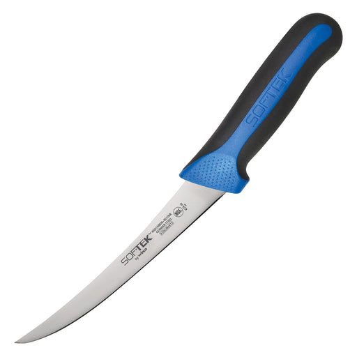 SofTek, 6" Boning Knife, Curved, Soft Grip Handle (6 Each)-cityfoodequipment.com
