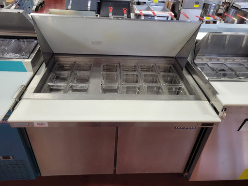 Used Norpole 48" Mega Top Refrigerated Prep Table-cityfoodequipment.com