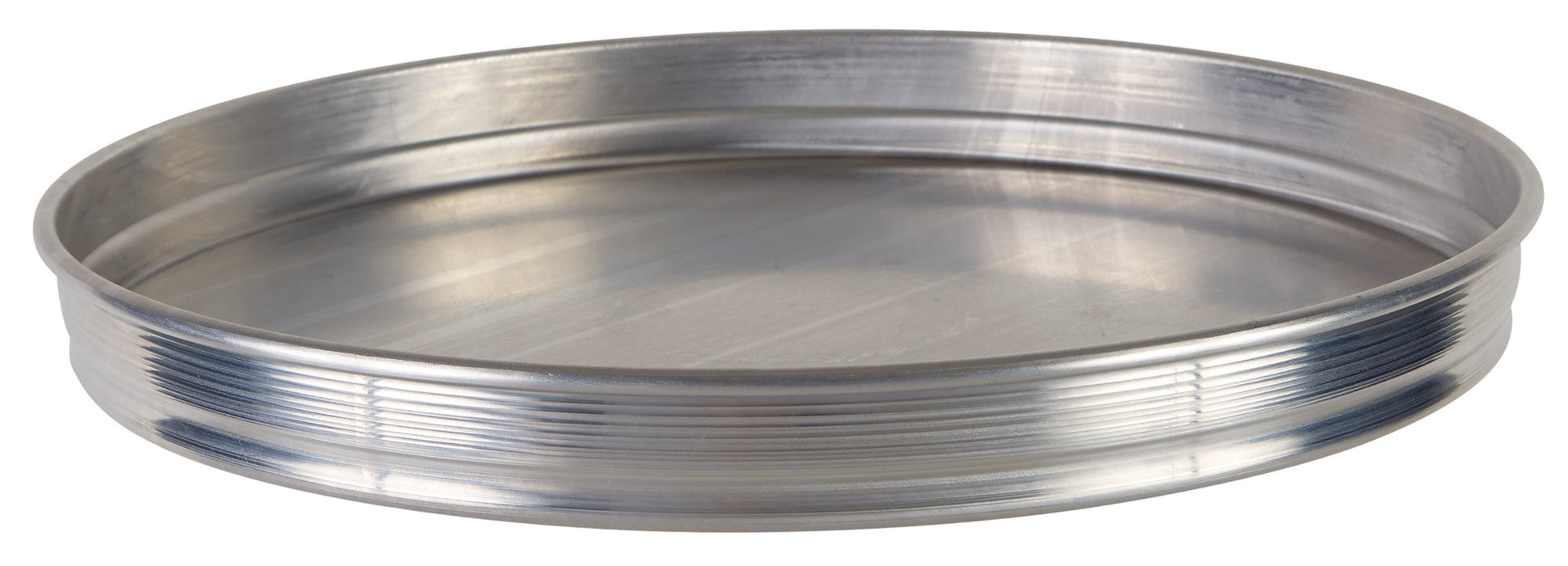 12"x1.5" Stackable Alu. Pizza Pan (6 Each)-cityfoodequipment.com