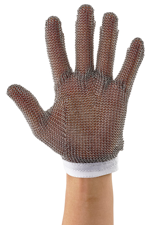 Protective Mesh Glove, Small, Reversible, White (10 Each)-cityfoodequipment.com