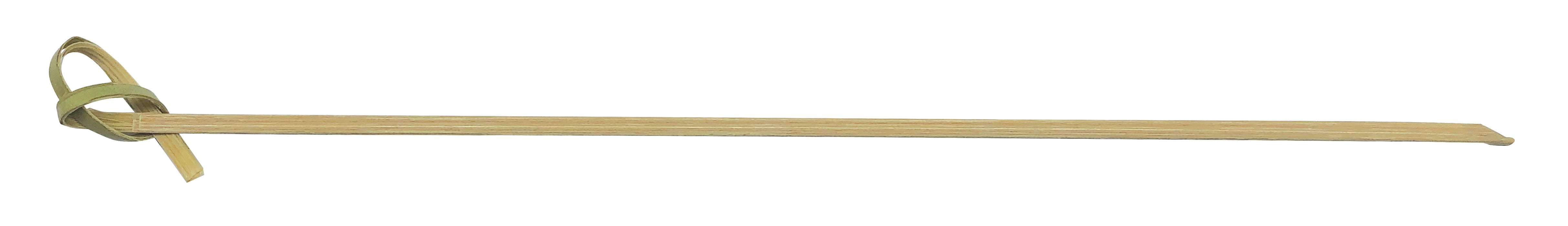 Bamboo Picks, 7"L, Knotted Top, 100pcs/pk (12 Pack)-cityfoodequipment.com