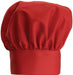 Chef Hat, 13", Velcro Closure, Red (24 Each)-cityfoodequipment.com